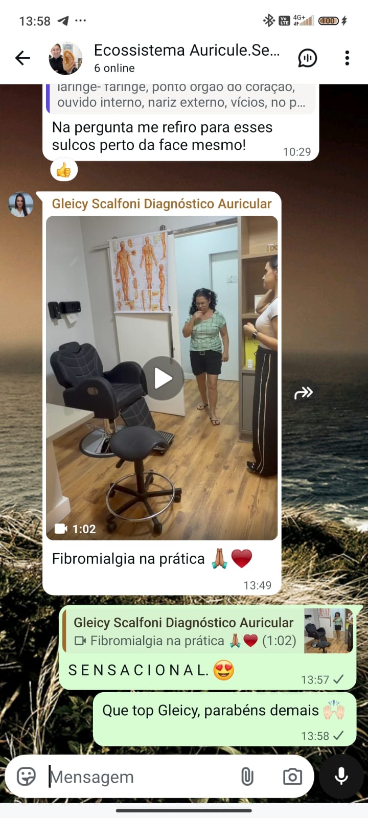 Registro real compartilhado por Gleicy sobre fibromialgia na prática